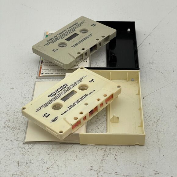 Good Ole Country Christmas CBS Special & Merry Christmas Various Artist Cassette - Picture 9 of 9